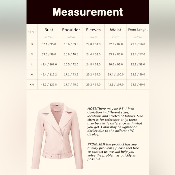 NWT BELLIVERA Faux Leather Asymmetrical Moto Jacket - Picture 7 of 13